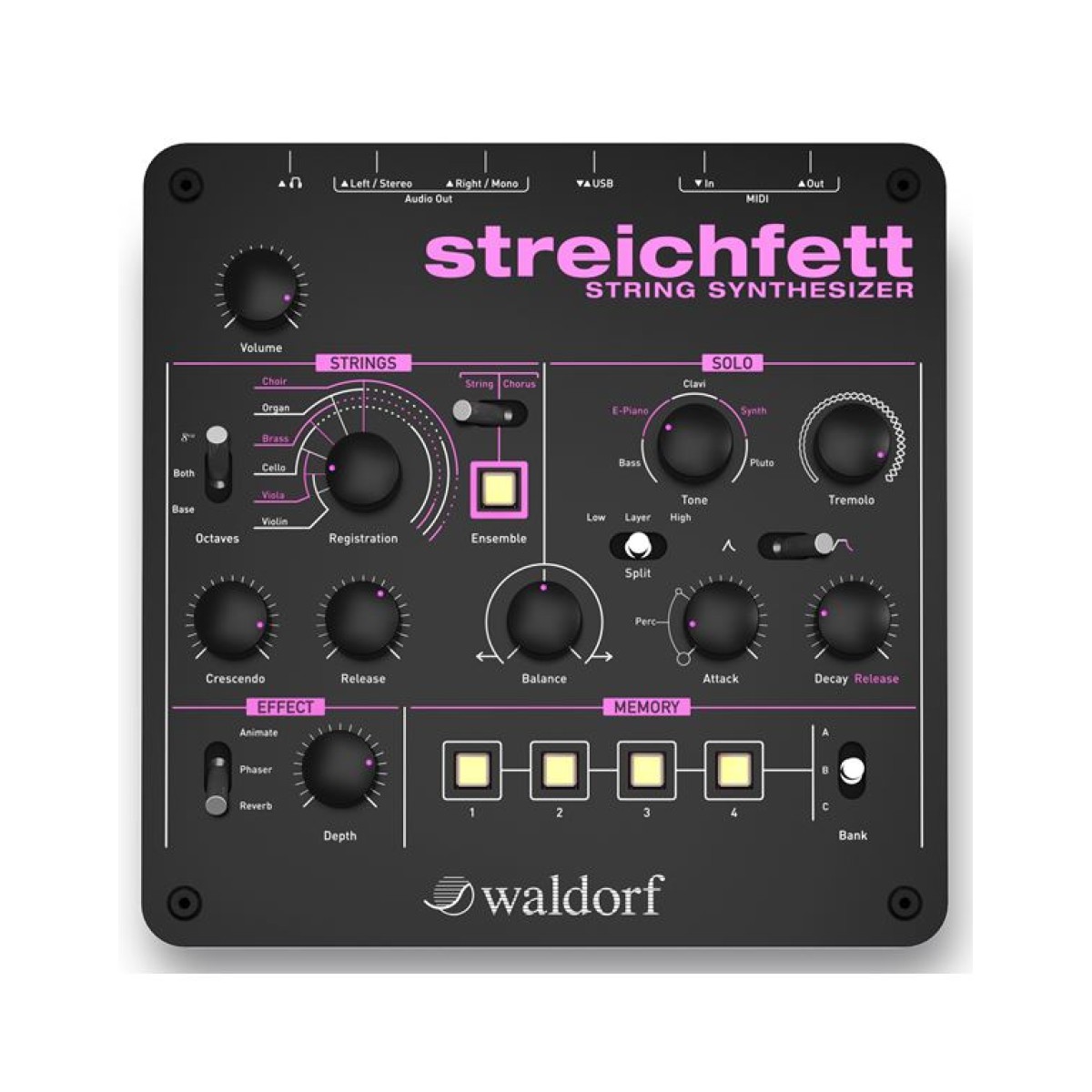 WALDORF Streichfett String Synthesizer Expander