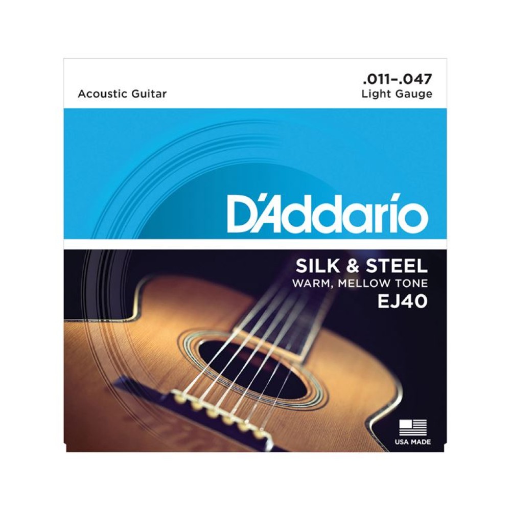 D'Addario EJ-40 Silk & Stell Χορδές Ακουστικής Κιθάρας