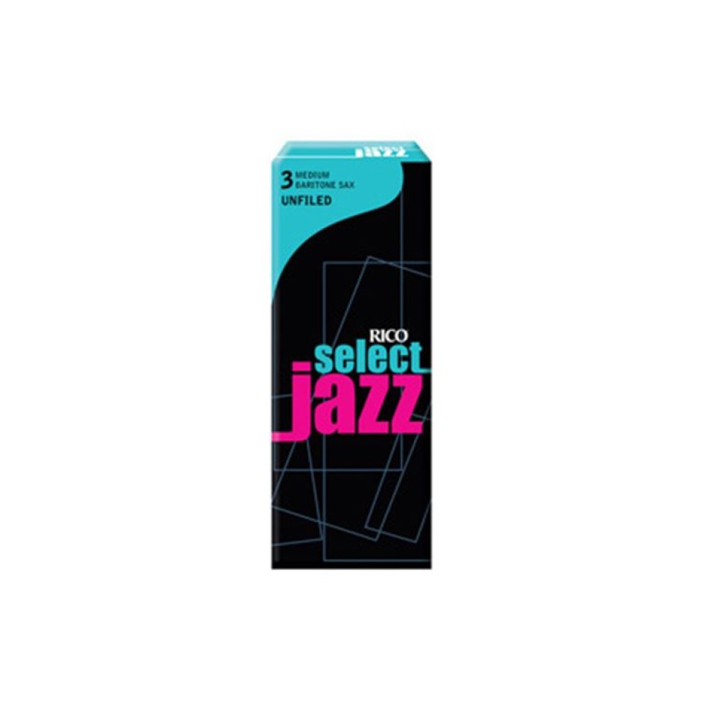 RICO Select Jazz Καλάμια Βαρύτονου Σαξοφώνου Hard Νο.2 ( Τεμ.) Unfiled