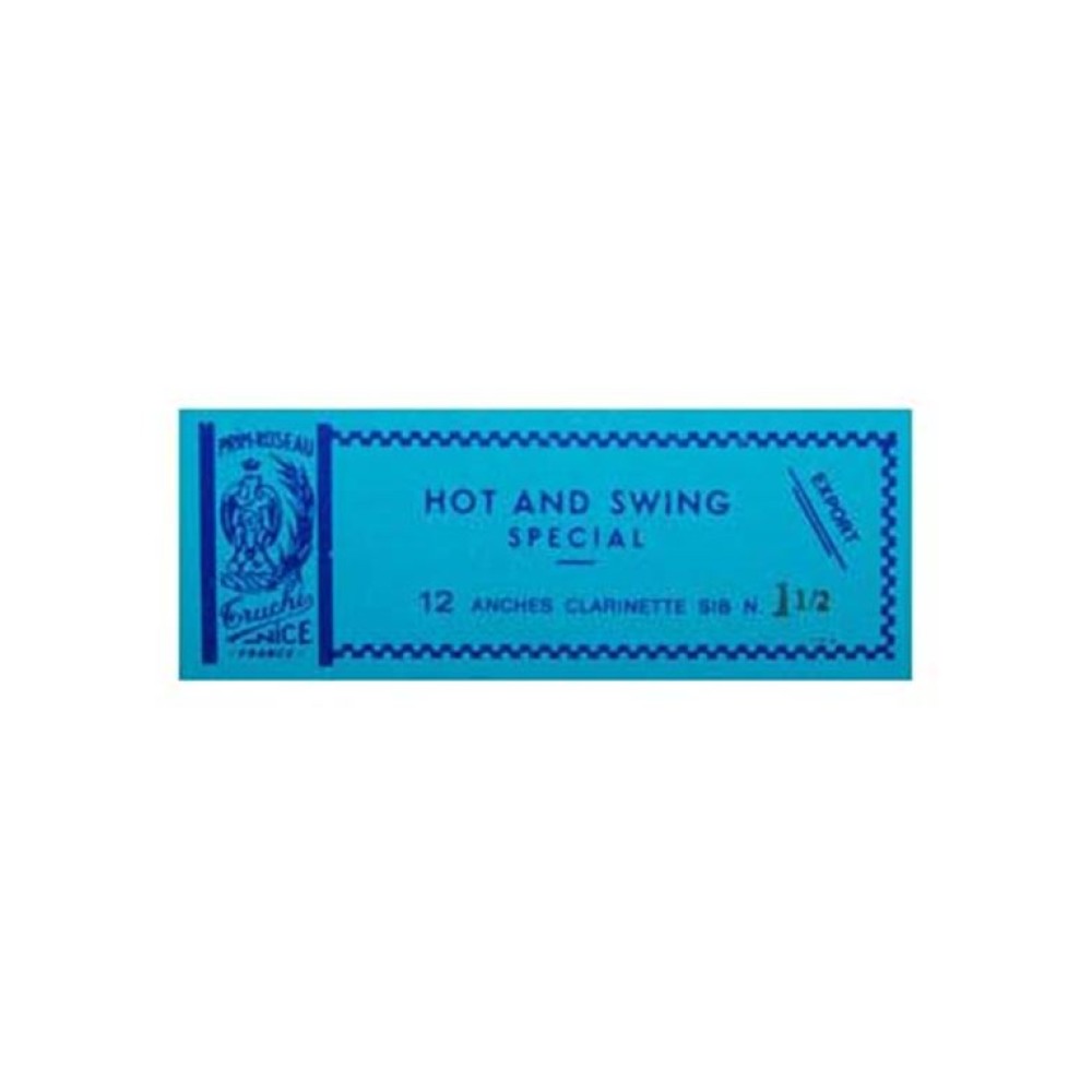 RIGOTTI Hot & Swing Καλάμια Κλαρίνου No.1.5 (Κουτί 12 τεμαχίων)