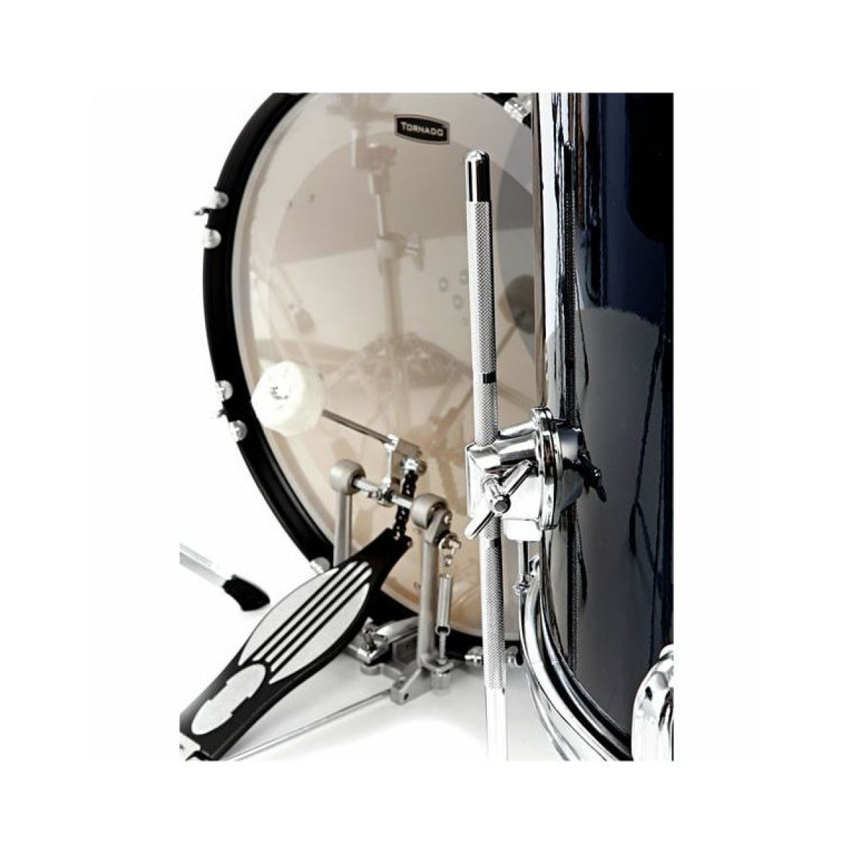 MAPEX TND5044TC Tornado Studio Royal Blue Ακουστικό Drum Set με Βάσεις και Πιατίνια