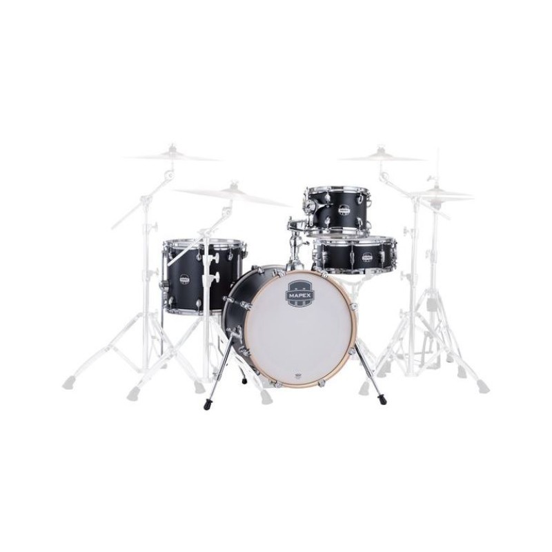MAPEX MM486SKD Mars Maple Bebop Matte Black Ακουστικό Drum Set