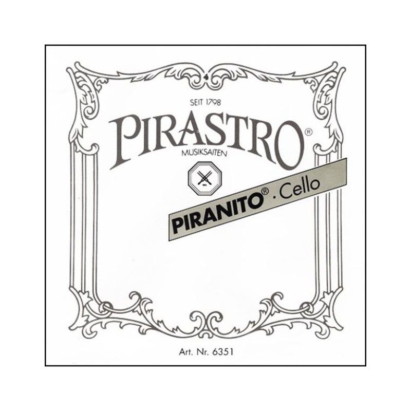 PIRASTRO Piranito Medium 635260 D Ball Steel Xορδή Tσέλου Pε 1/4 + 1/8