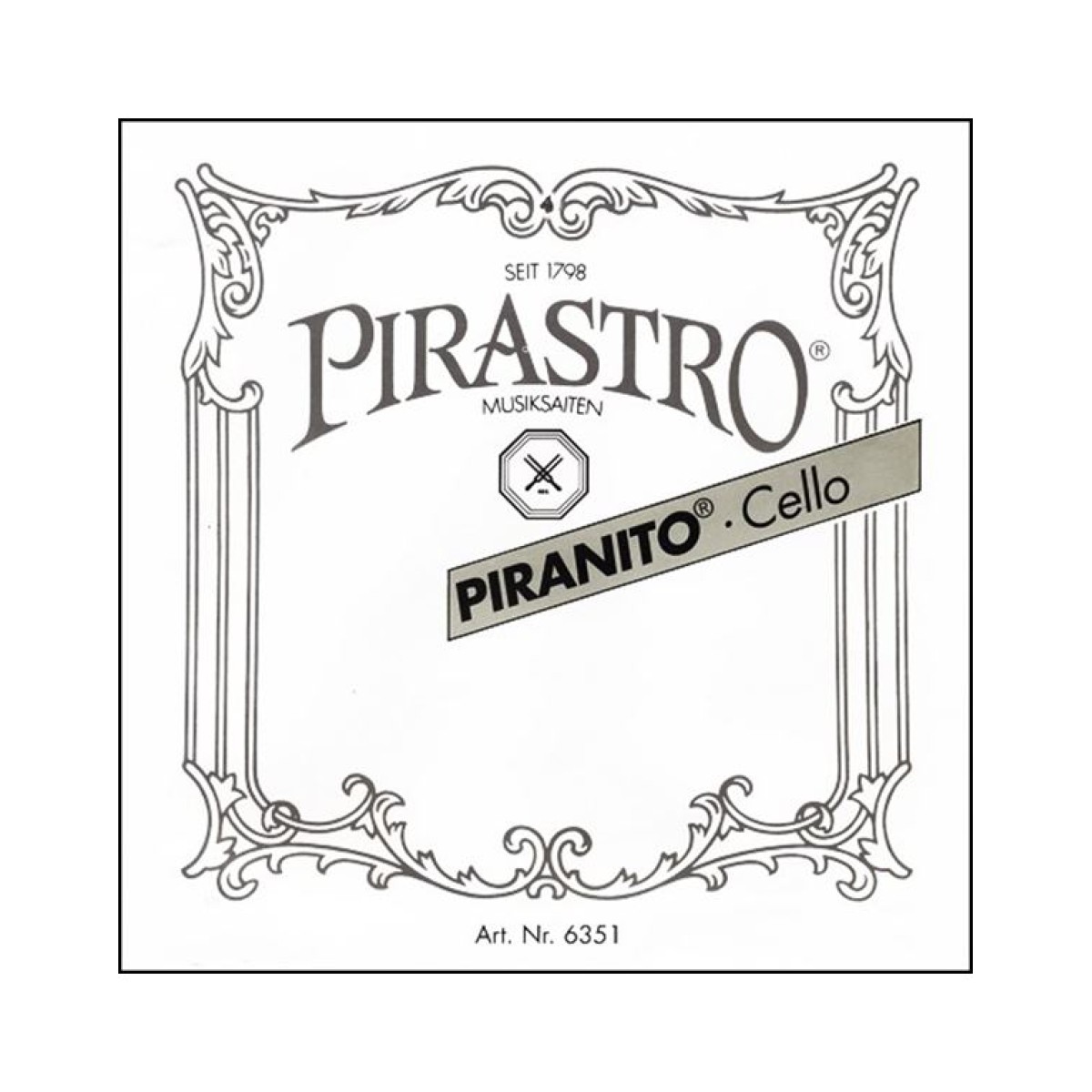 PIRASTRO Piranito Medium 635360 G Ball Steel Xορδή Tσέλου Σολ 1/4 + 1/8