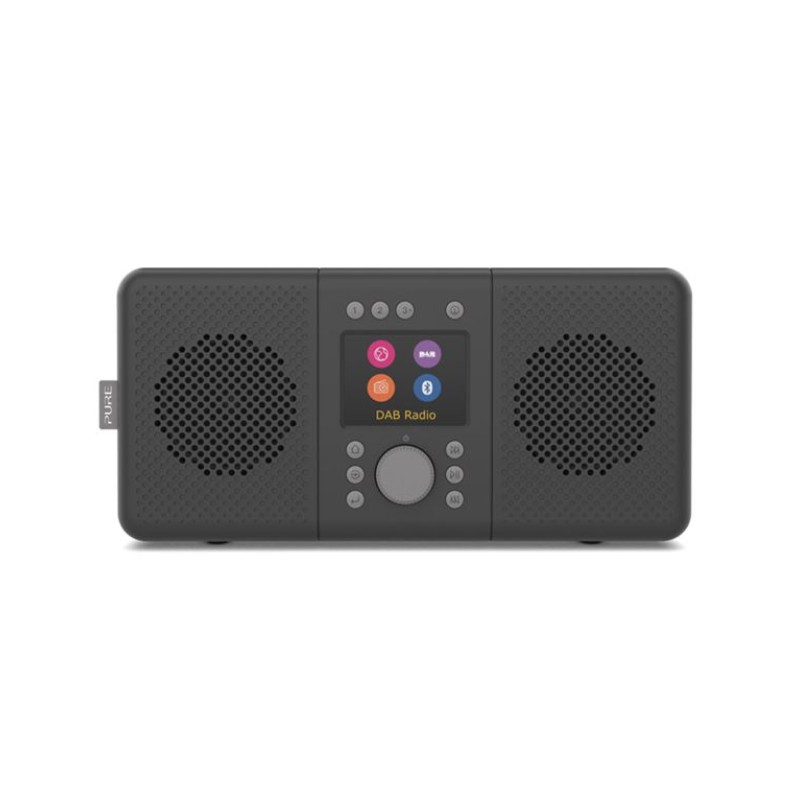PURE Elan Connect+ Stereo Δικτυακό ραδιόφωνο με DAB+ και Bluetooth, Ανθρακί