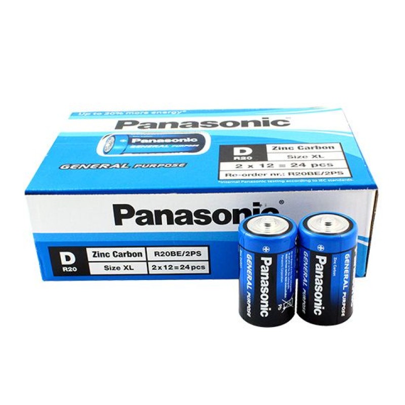 PANASONIC R20 BATTERY 24 PCS