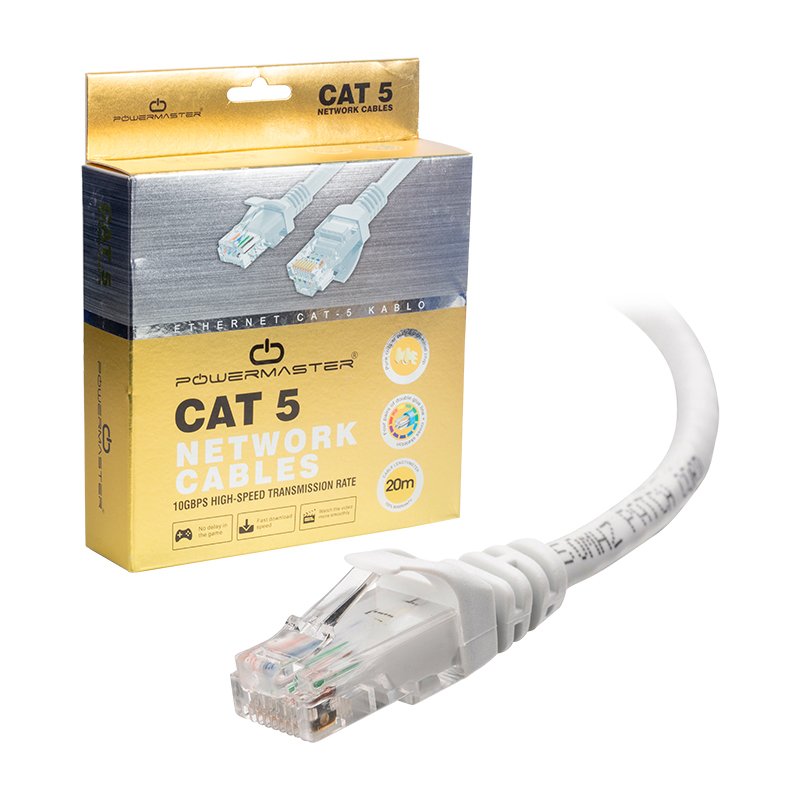 POWERMASTER UTP CABLE CAT5E 20M