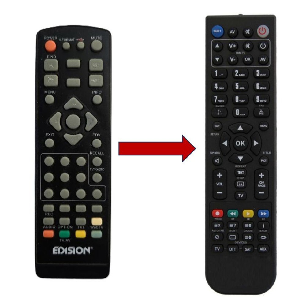 EDISION PROTON REPLACEMENT REMOTE CONTROL