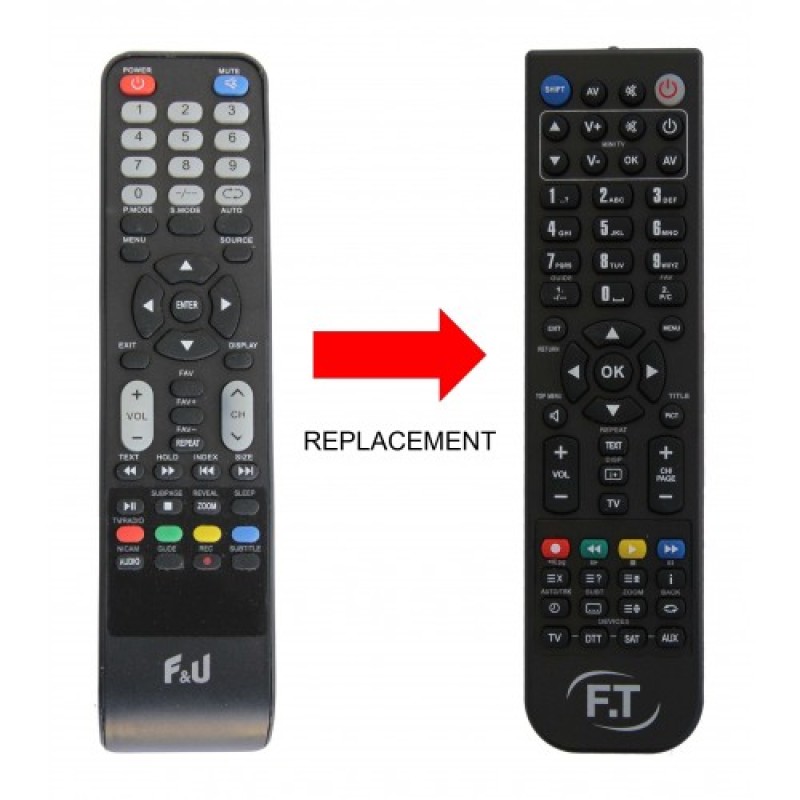 F&U REPLACEMENT REMOTE CONTROL