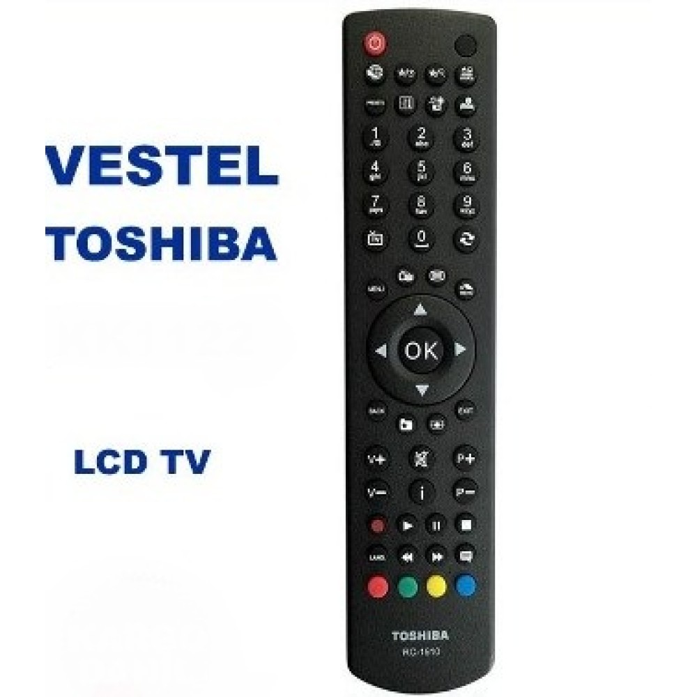 TOSHIBA, VESTEL, CROWN REMOTE CONTROL 1122