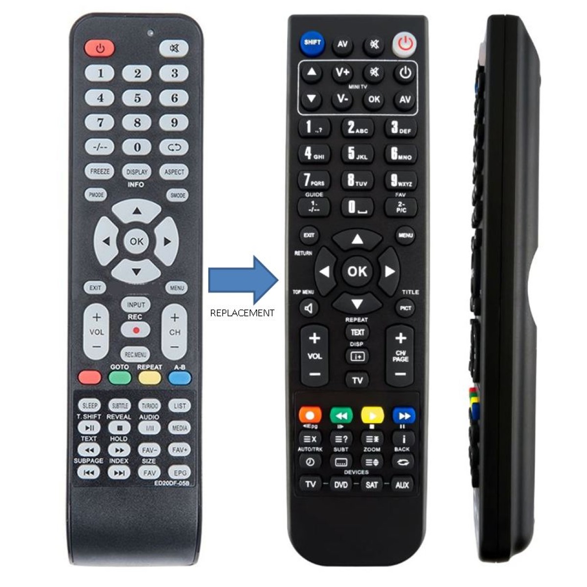 CROWN 32" REPLACEMENT REMOTE CONTROL