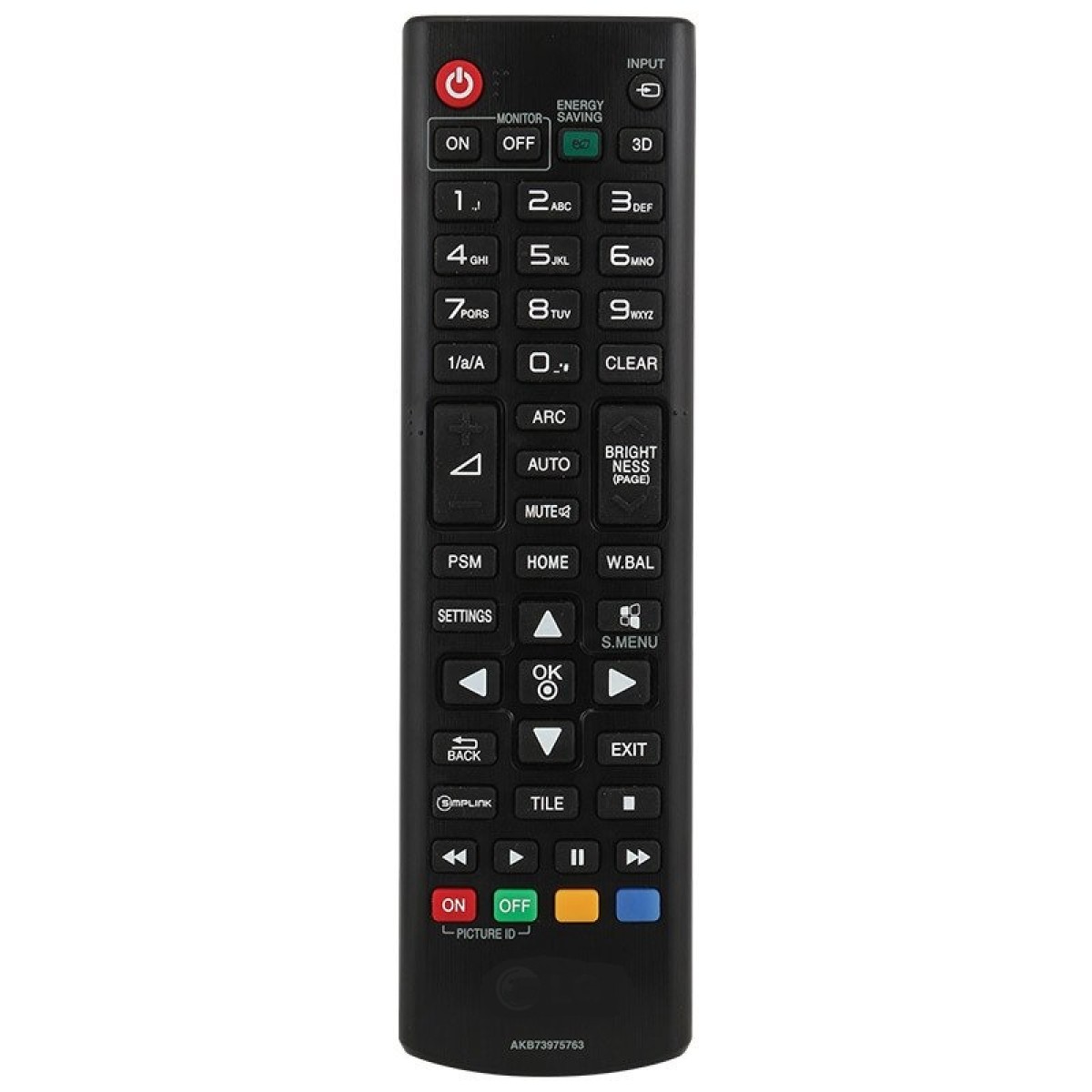 LG AKB73975763 REMOTE CONTROL