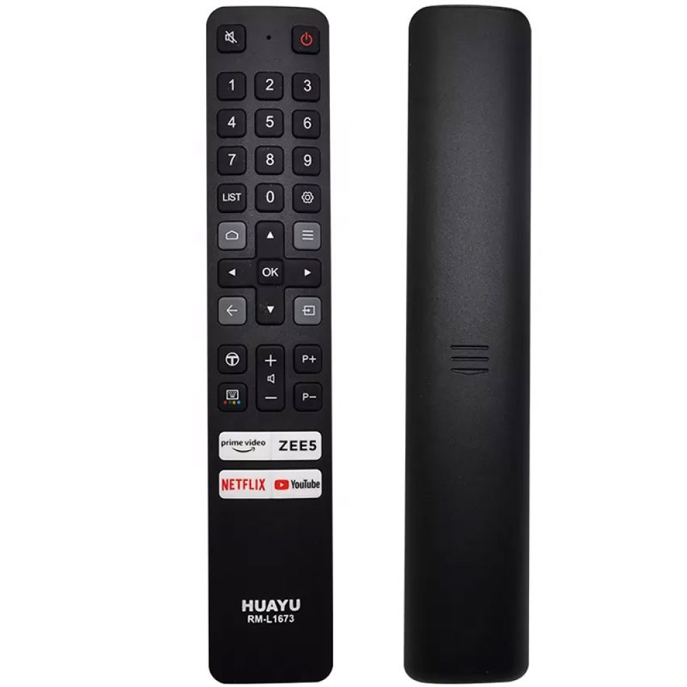TCL RM-L1673 NETFLIX YOUTUBE Prime Video ZEE5 Remote Control