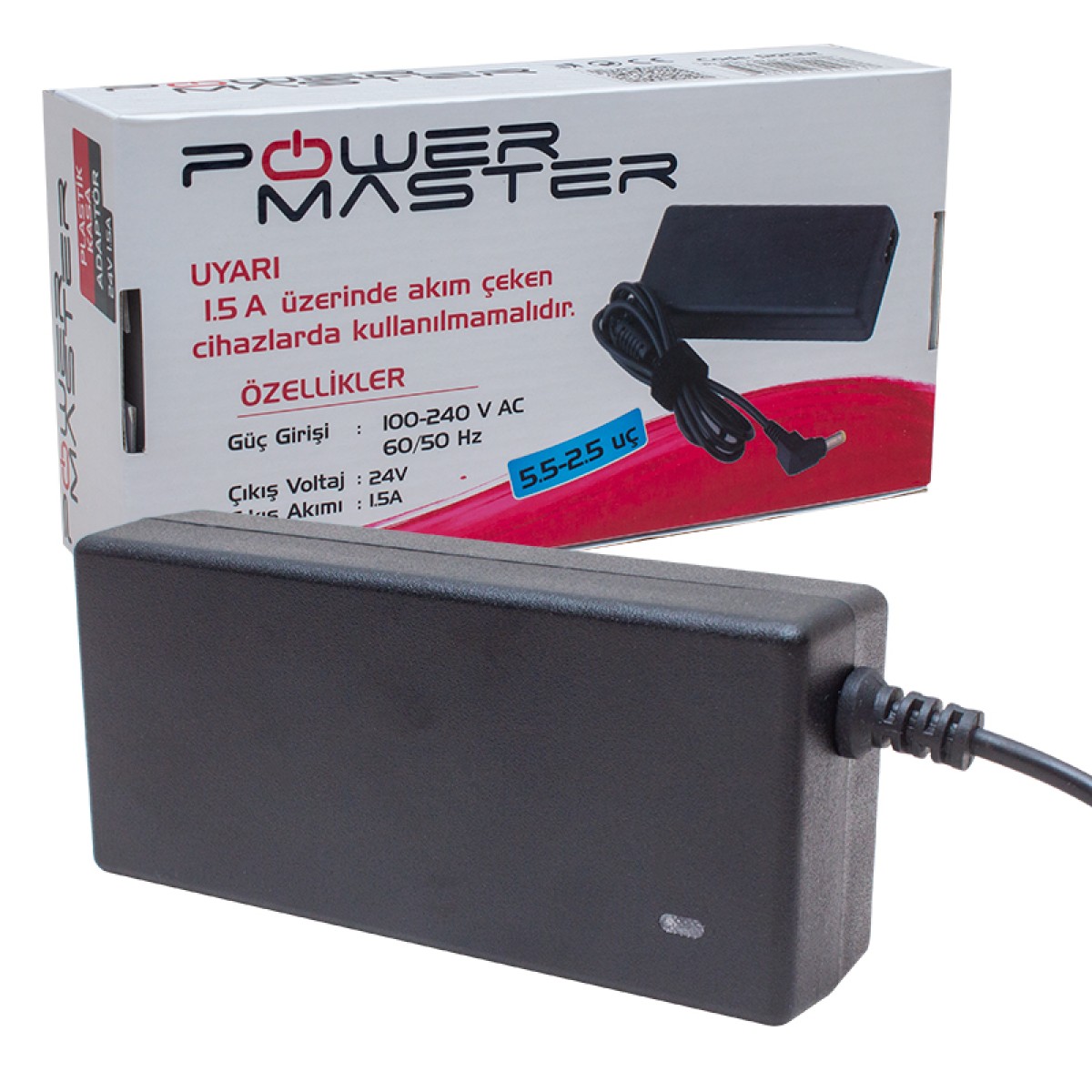 POWERMASTER PM-12232 24V/1.5A 5.5x2.5 Τροφοδοτικό