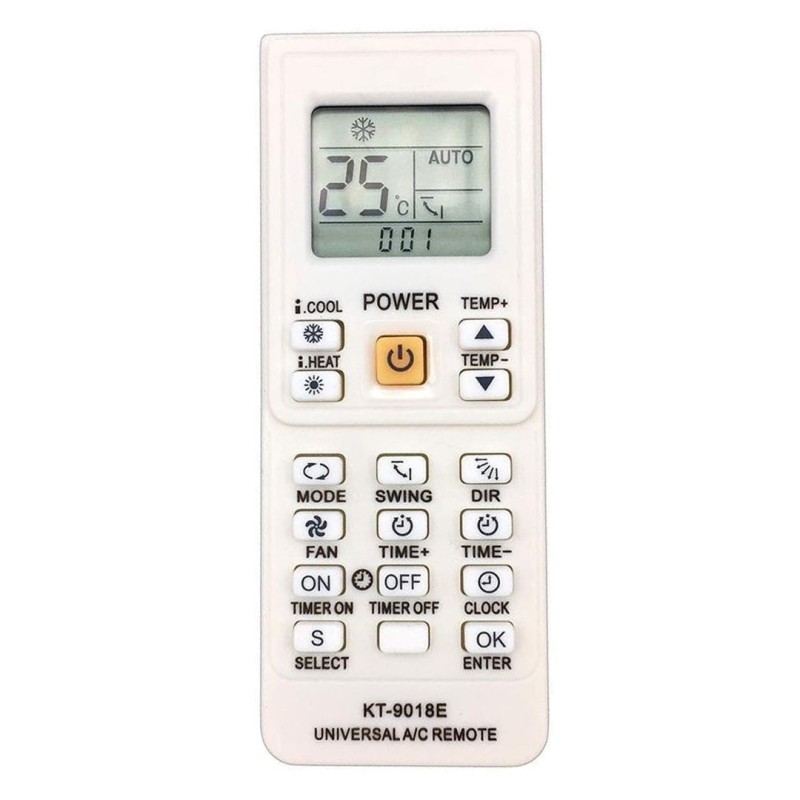 MYTHE KT-9018E Universal Τηλεχειριστήριο A/C