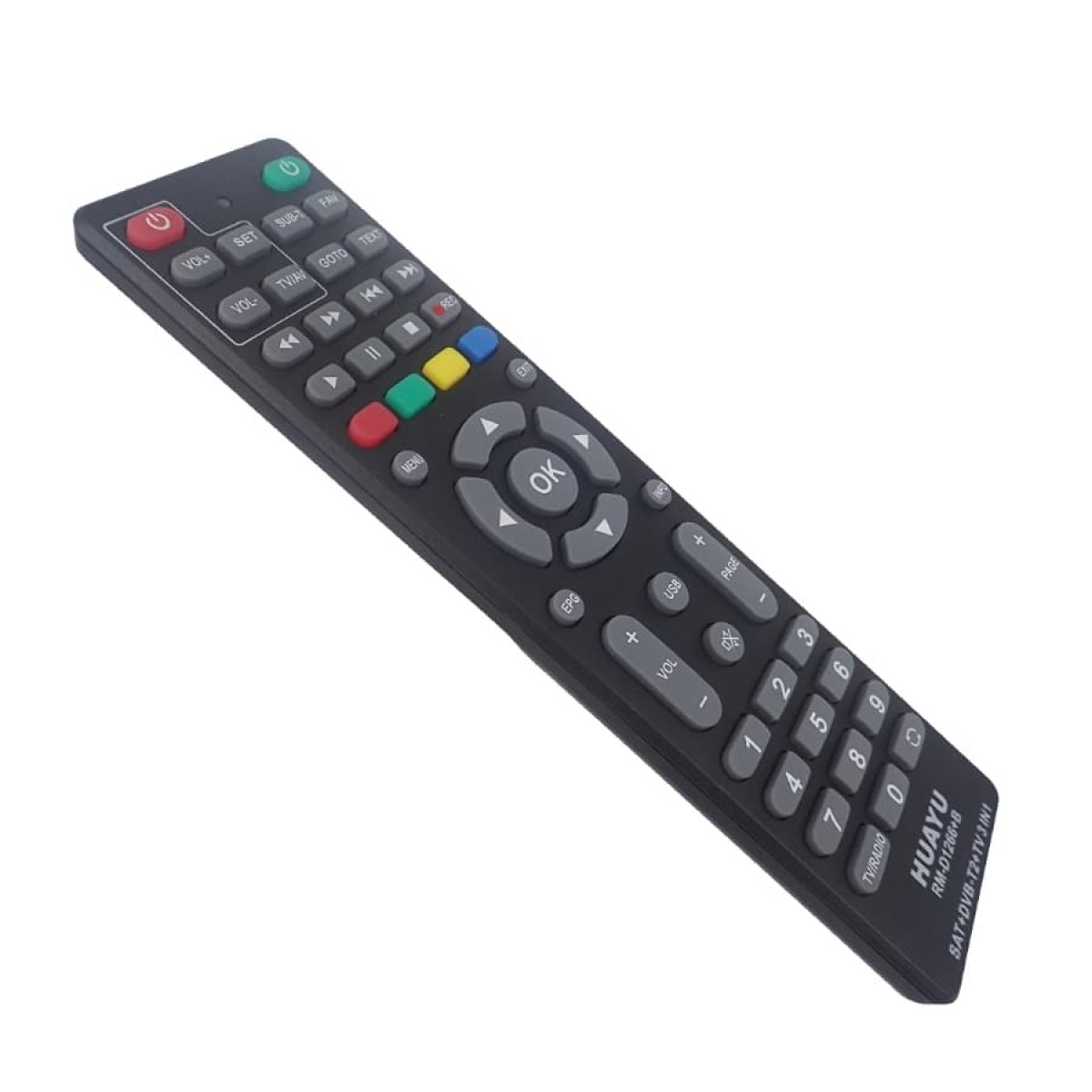 HUAYU RM-1266+B UNIVERSAL REMOTE CONTROL FOR DVB-T