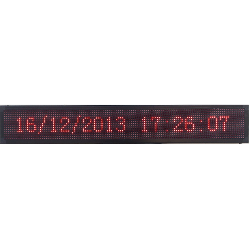 ΔΙΑΦΗΜΗΣΤΙΚΗ ΠΙΝΑΚΙΔΑ LED 128x16 ΚΟΚΚΙΝΗ