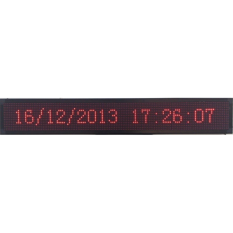 ΔΙΑΦΗΜΗΣΤΙΚΗ ΠΙΝΑΚΙΔΑ LED 128x16 ΚΟΚΚΙΝΗ