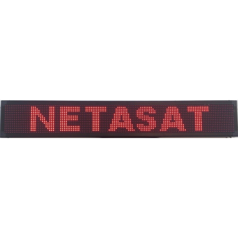 ΔΙΑΦΗΜΗΣΤΙΚΗ ΠΙΝΑΚΙΔΑ LED 128x16 ΚΟΚΚΙΝΗ