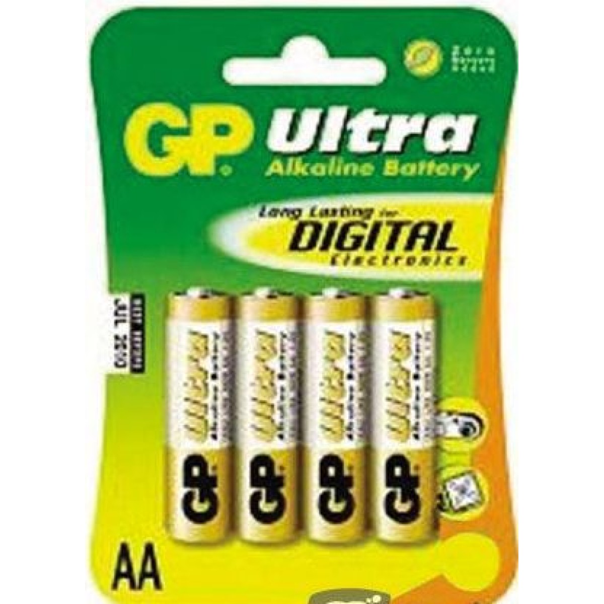 GP ULTRA ALKALINE BATTERY LR06 AA BLISTER 4