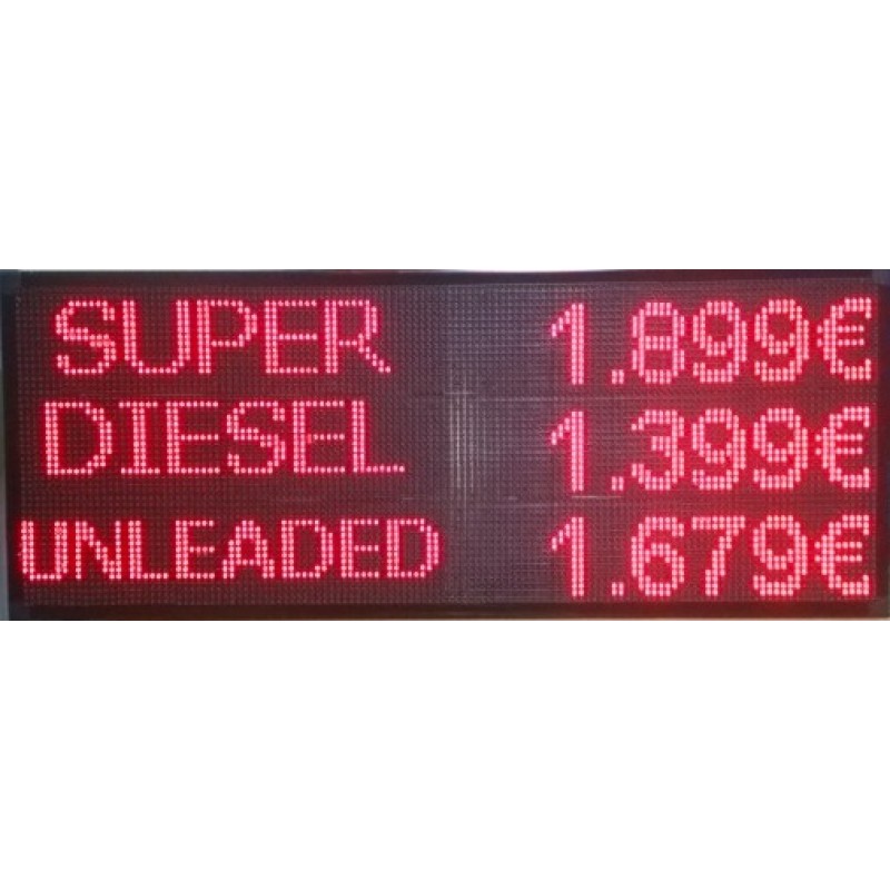 ΔΙΑΦΗΜΗΣΤΙΚΗ ΠΙΝΑΚΙΔΑ LED 128x48cm