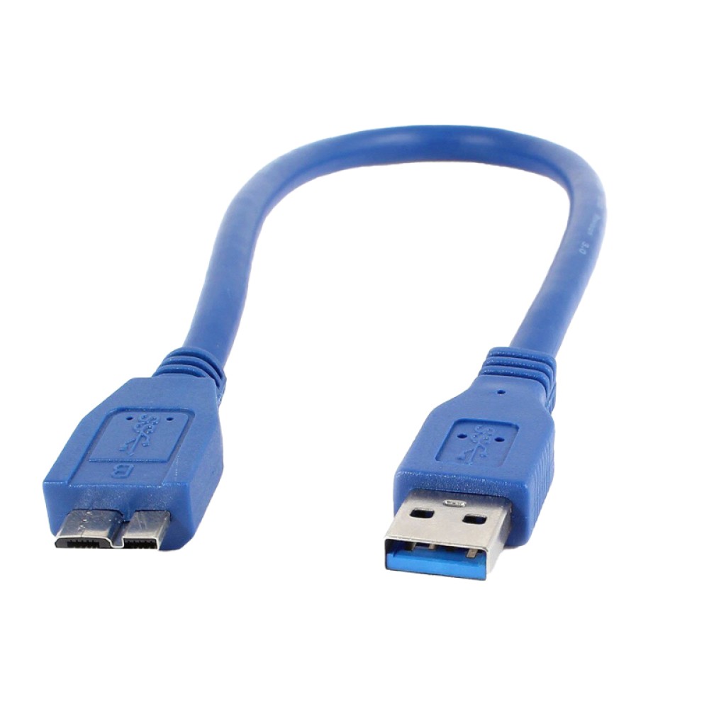 POWERMASTER PM-12900 USB 3.0 BLUE 30cm Micro USB Data Cable