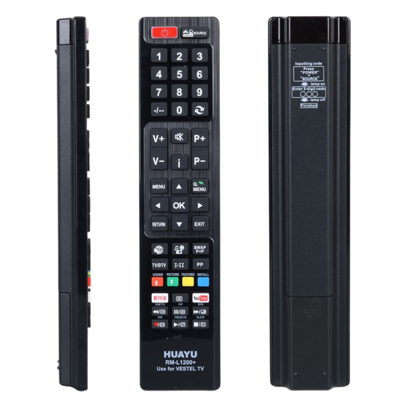 HUAYU RM-L1200+ UNIVERSAL REMOTE CONTROL FOR VESTEL TV's