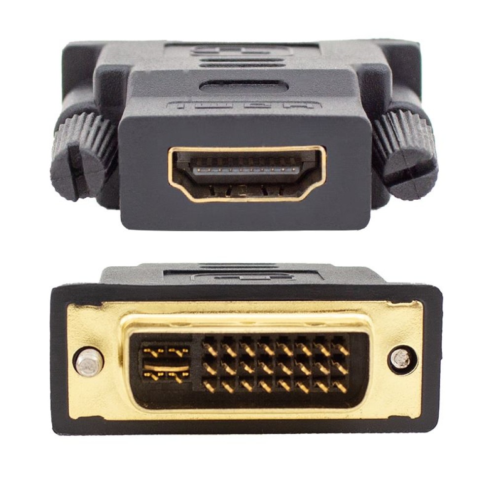 DVI to HDMI Female 24+5 Pin Μετατροπέα Gold Adapter 14418
