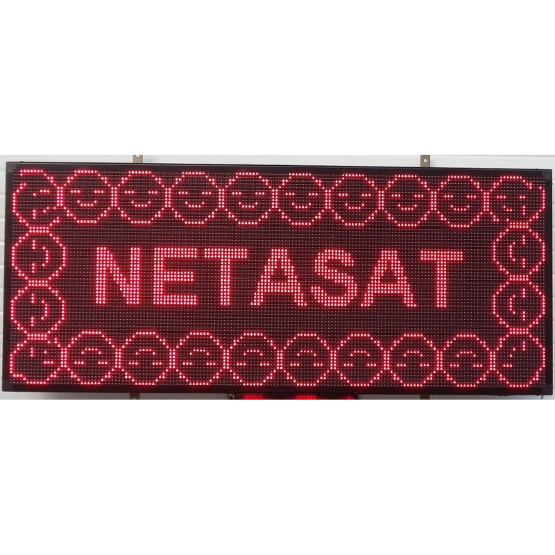 ΔΙΑΦΗΜΗΣΤΙΚΗ ΠΙΝΑΚΙΔΑ LED 160x64 ΚΟΚΚΙΝΗ