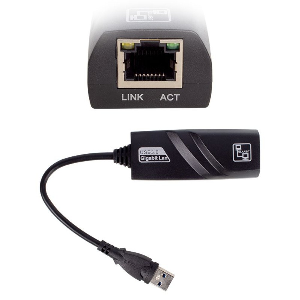 POWERMASTER PM-16299 USB 3.0 to 10/100/1000 Mbps Gigabit Ethernet Adapter
