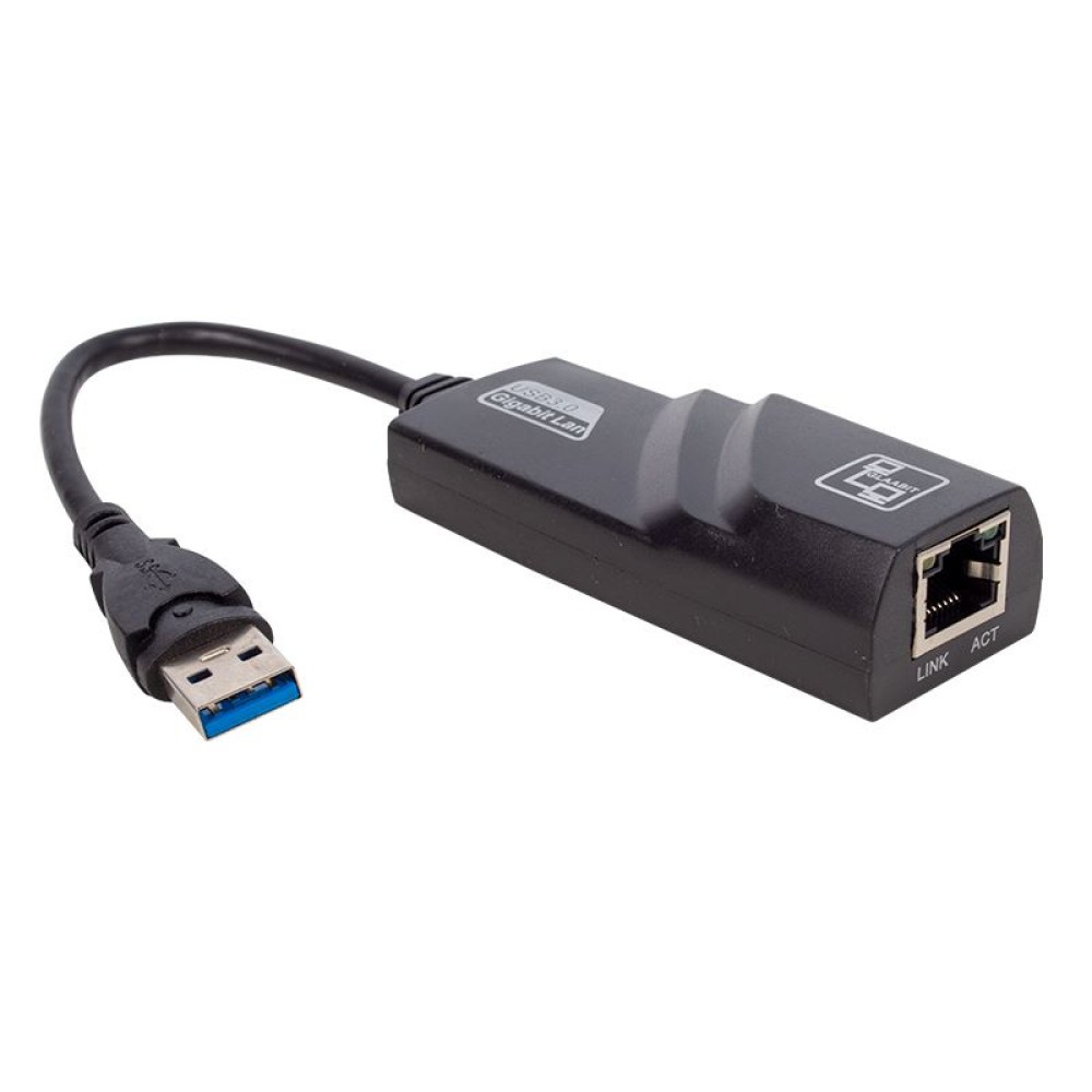 POWERMASTER PM-16299 USB 3.0 to 10/100/1000 Mbps Gigabit Ethernet Adapter