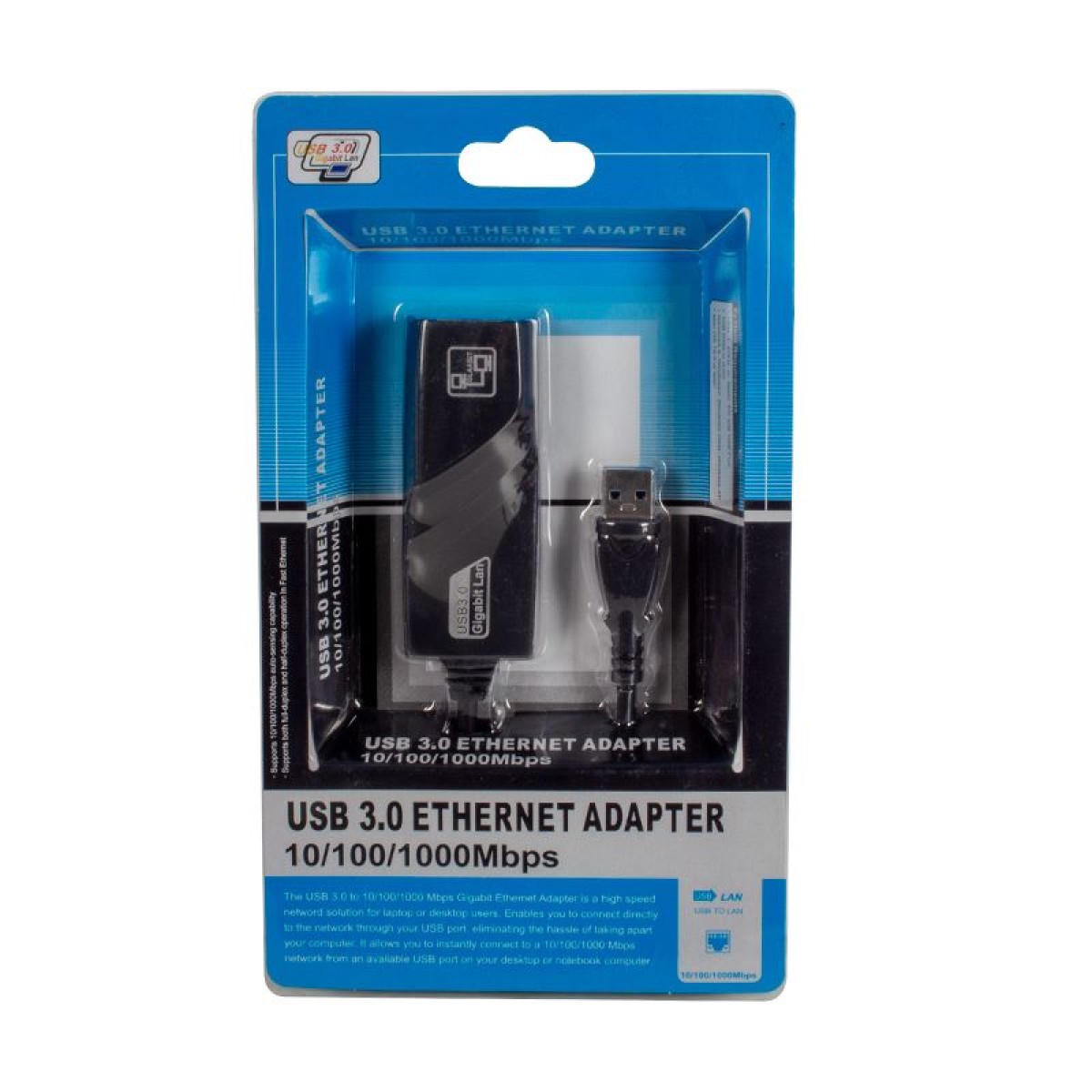 POWERMASTER PM-16299 USB 3.0 to 10/100/1000 Mbps Gigabit Ethernet Adapter