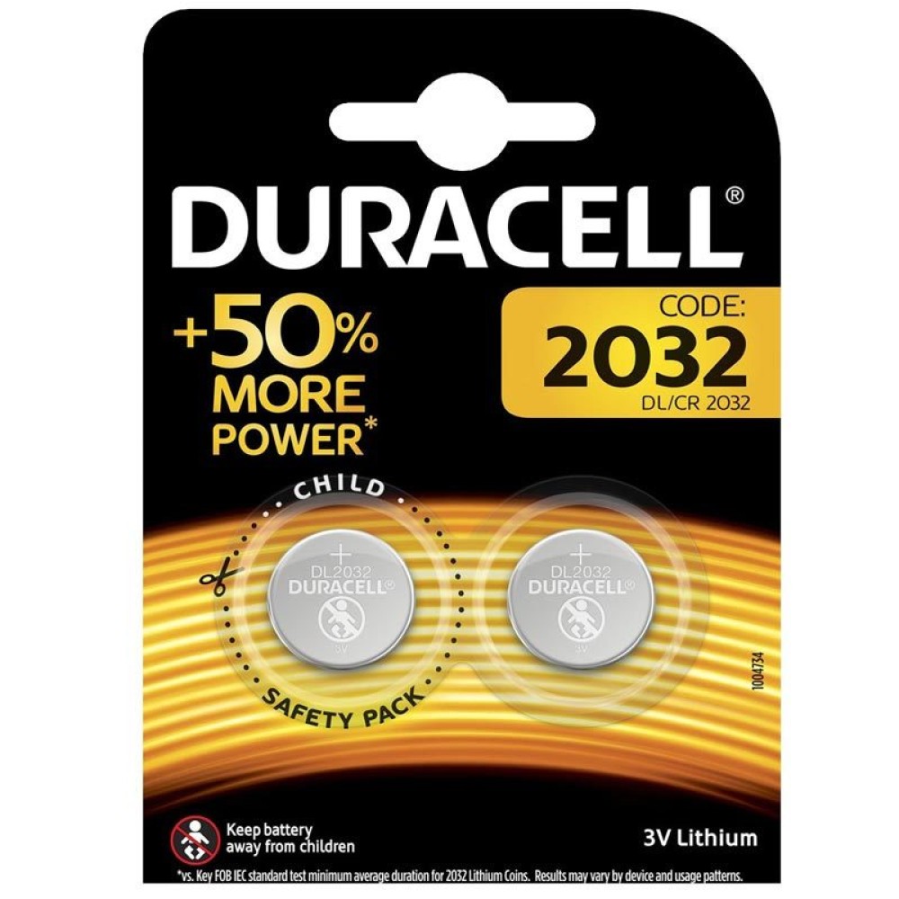 DURACELL CR2032 3V LITHIUM BATTERY