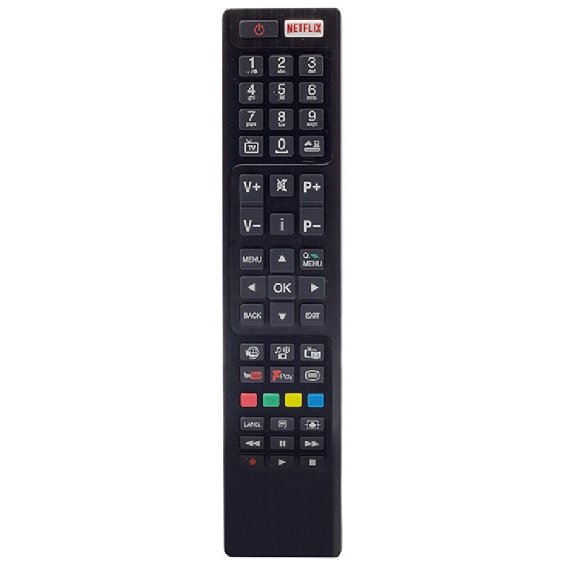 VESTEL, HITACHI, F&U REMOTE CONTROL NETFLIX & YOUTUBE