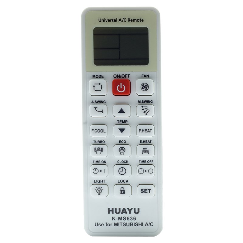 MITSUBISHI AIR CONDITION UNIVERSAL REMOTE CONTROL