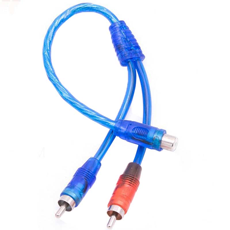 RCA Stereo Amplifier Cable 1 Male to 2 Female (Καλώδιο Ενισχυτή)