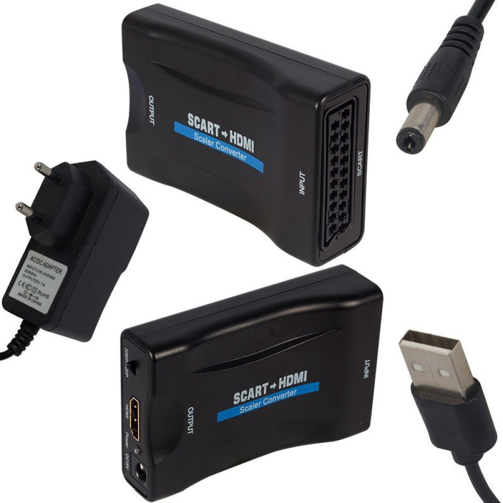 POWERMASTER SCART TO HDMI CONVERTER