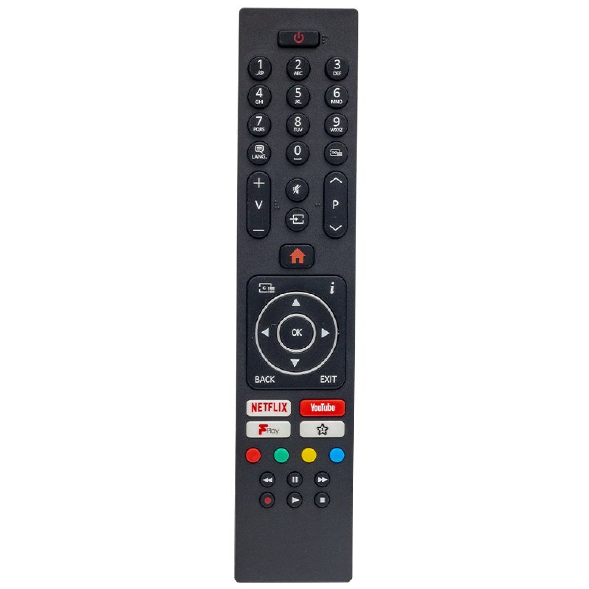 VESTEL & F&U RC43137 SMART TV REMOTE CONTROL
