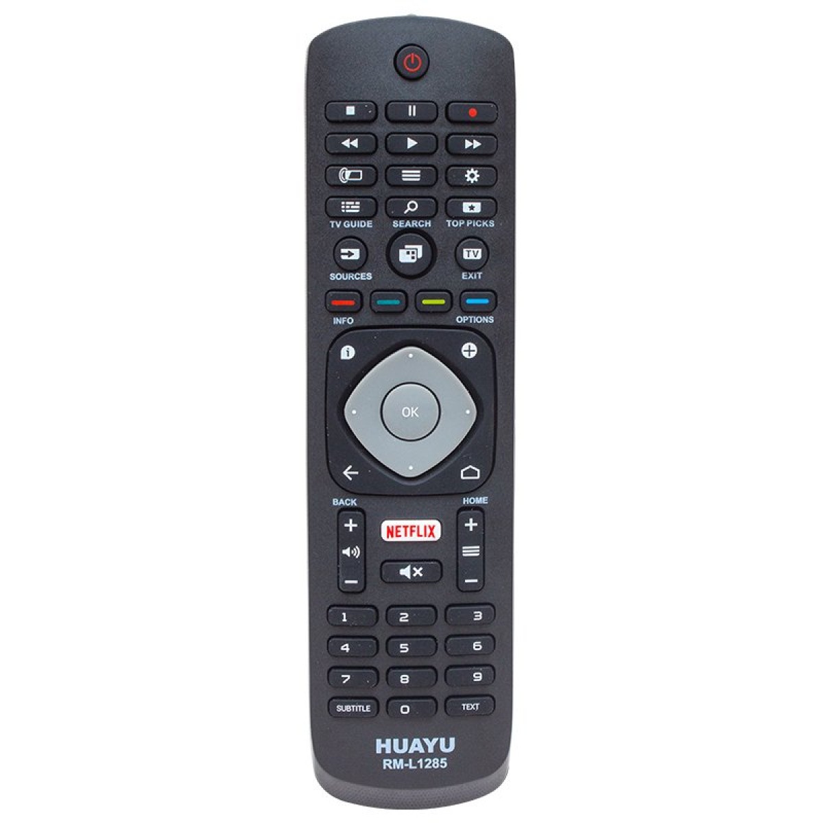 PHILIPS RM-L1285 NETFLIX LED TV REMOTE CONTROL