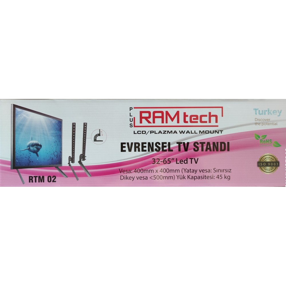 RAMTECH LCD - PLASMA TV UNIVERSAL TABLE STAND