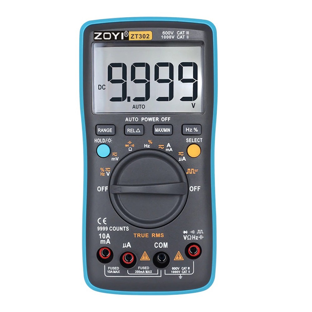 ZOYI ZT-302 Ψηφιακό Πολύμετρο True RMS