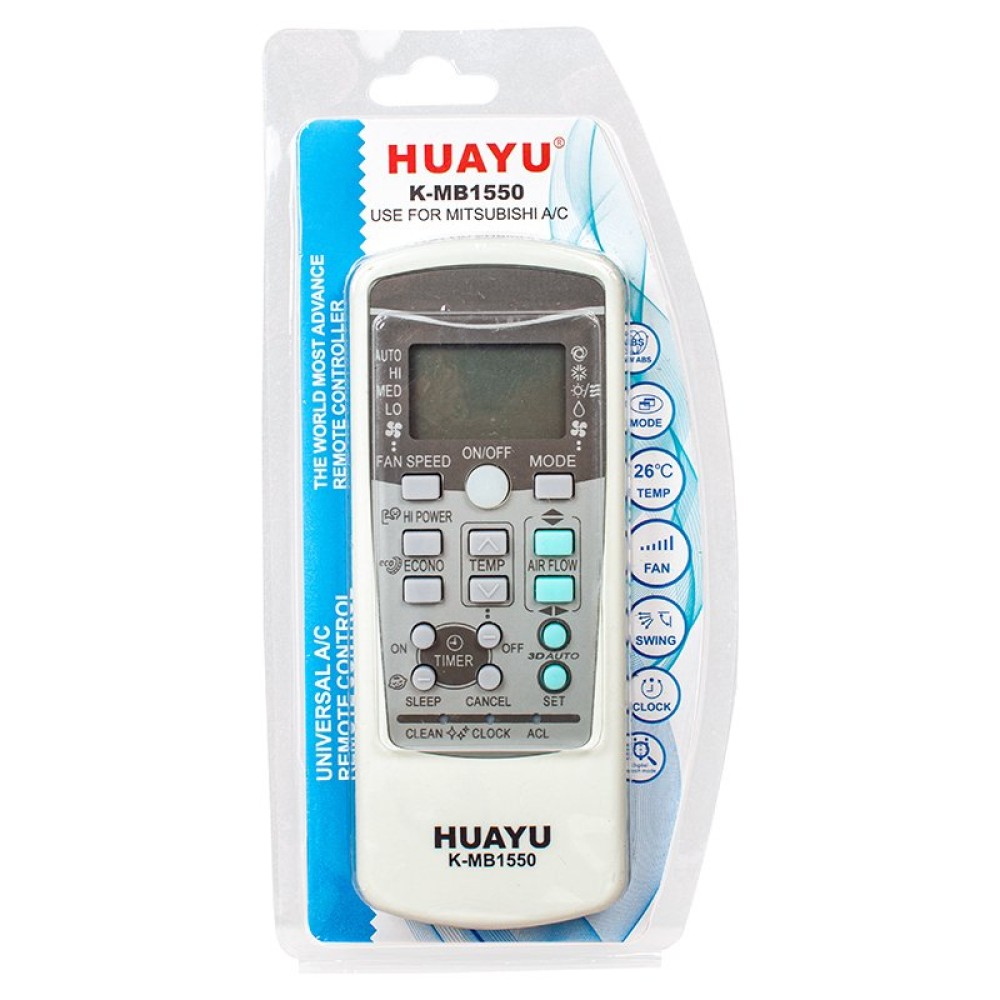 MITSUBISHI AIR CONDITION UNIVERSAL REMOTE CONTROL