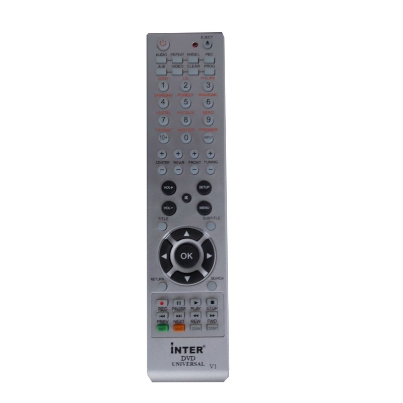 INTER DVD UNIVERSAL REMOTE CONTROL