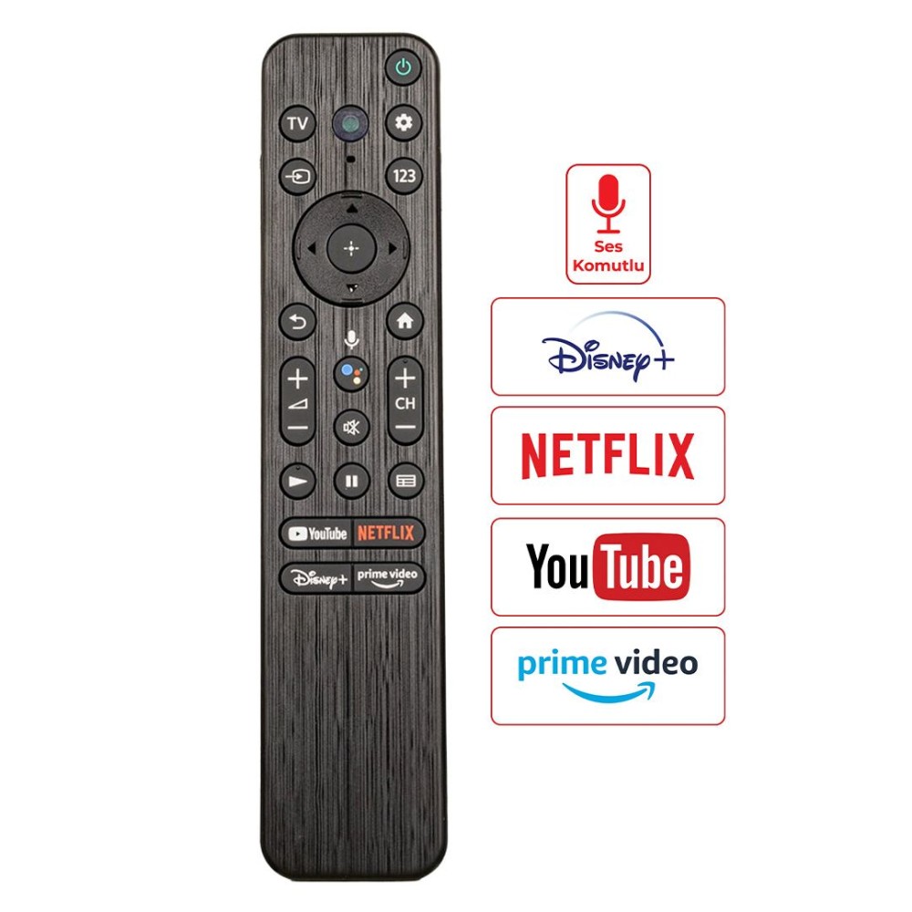 SONY RMF-TX800U NETFLIX YouTube Τηλεχειρηστήριο με Φωνητικές Εντολές