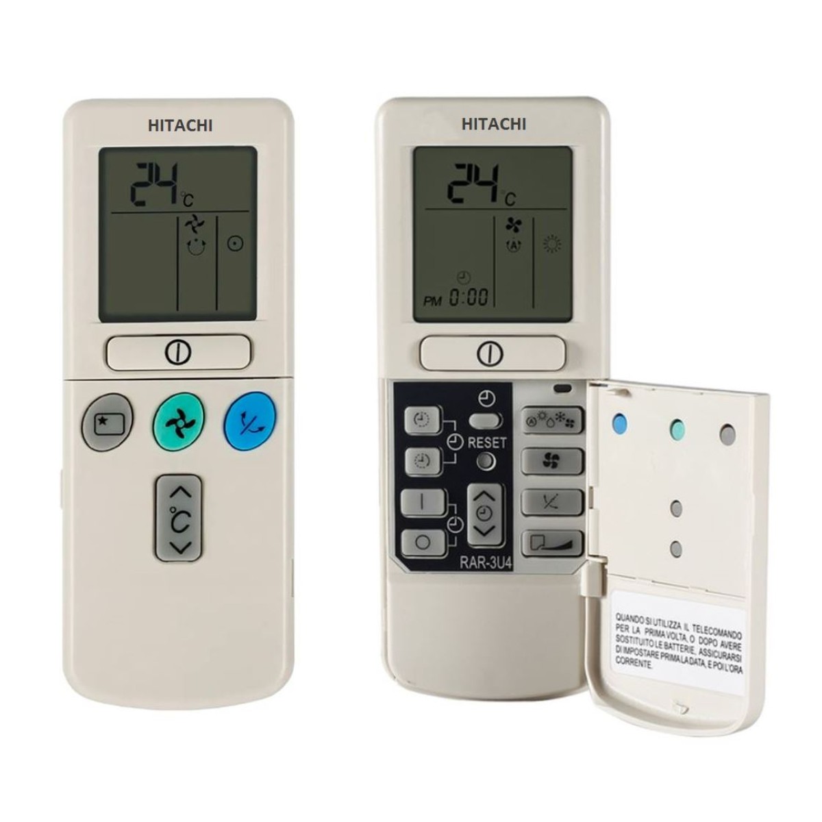 HITACHI RAR-2A1 AIR CONDITION Remote Control