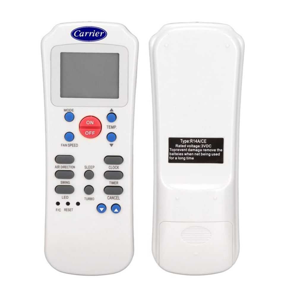 CARRIER R14A/CE ORIGINAL REMOTE CONTROL A/C