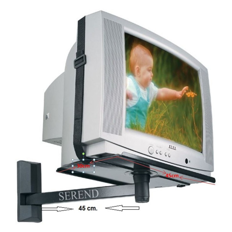 MANSEL WALL MOUNT CRT TV 21"