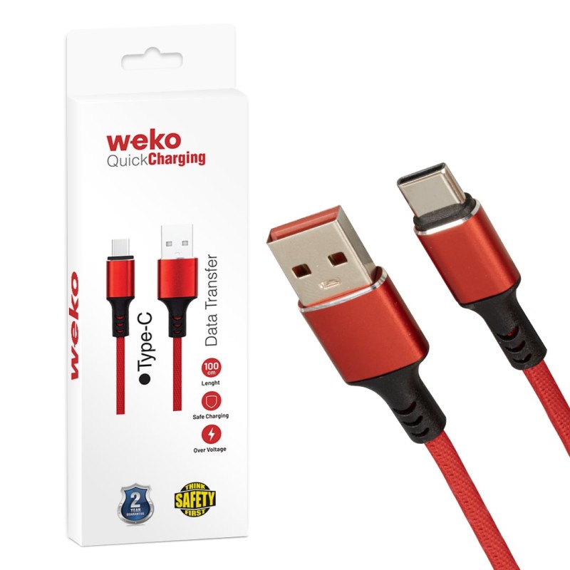 WEKO WK-22024 3A USB-A to Type-C Cable 1m