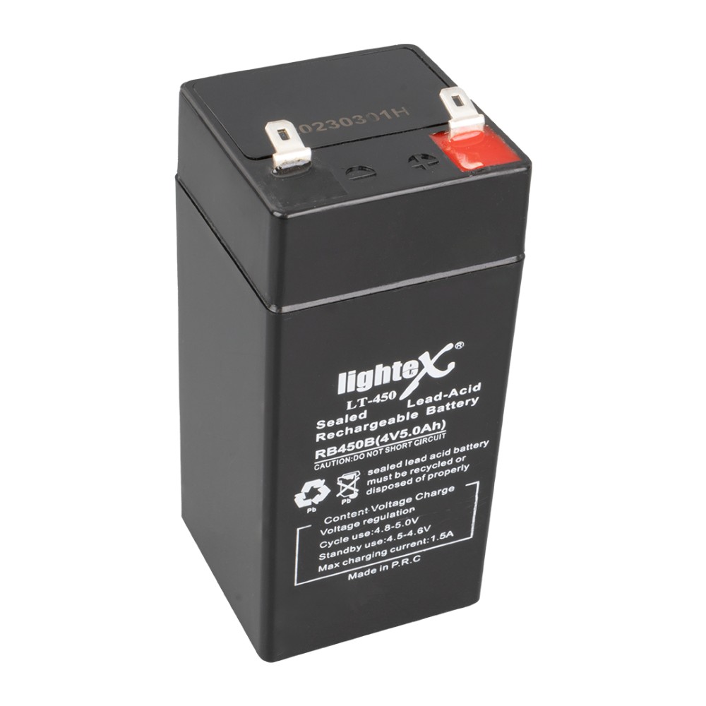 LIGHTEX LT-450 4V 5.0AH 47x47x100mm Μπαταρία