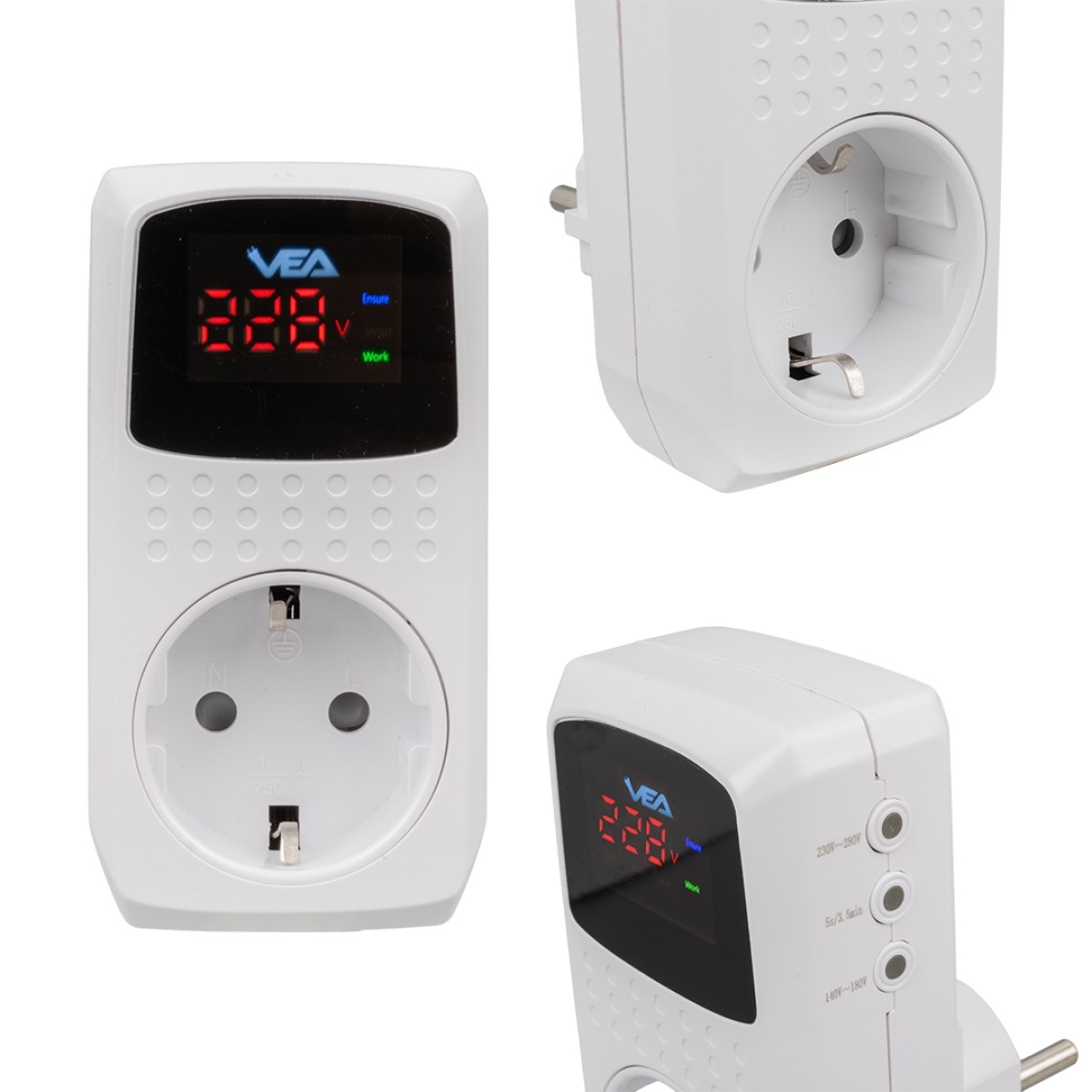 VEA VE-22393 16 Surge Protected Socket